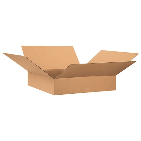 28 in x 28 in x 6 in Shipping Box, Kraft, Corrugate, Single Wall, 32 ECT MPN:493T56