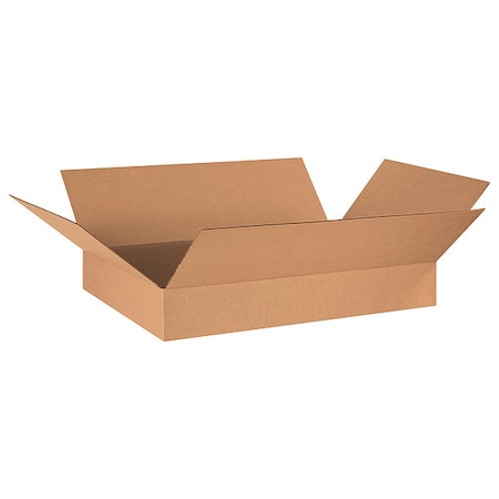29 in x 17 in x 5 in Shipping Box, Kraft, Corrugate, Single Wall, 32 ECT MPN:493T57