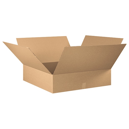 30 in x 30 in x 8 in Shipping Box, Kraft, Corrugate, Single Wall, 32 ECT MPN:493T60