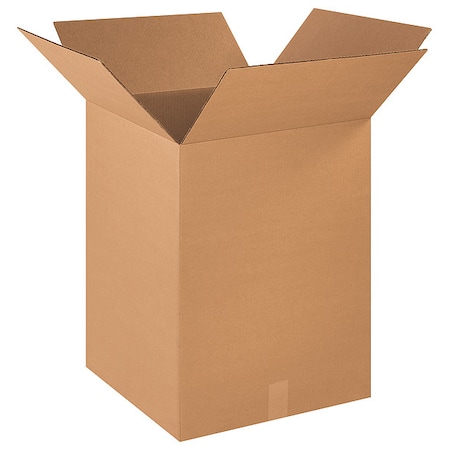 18 in x 18 in x 24 in Shipping Box, Kraft, Corrugate, Single Wall, 32 ECT MPN:493T73