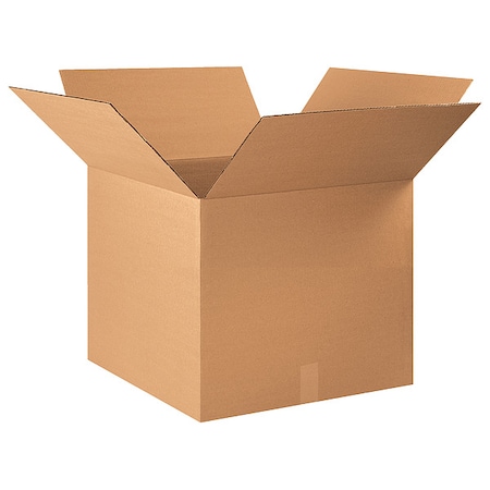 22 in x 22 in x 18 in Shipping Box, Kraft, Corrugate, Single Wall, 32 ECT MPN:493T95