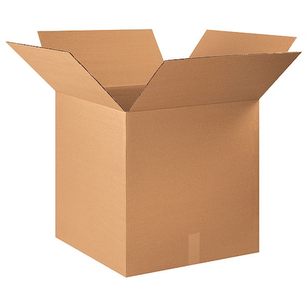 22 in x 22 in x 22 in Shipping Box, Kraft, Corrugate, Single Wall, 32 ECT MPN:493T96