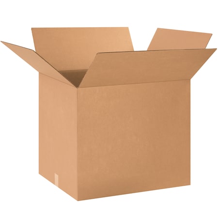 24 in x 20 in x 20 in Shipping Box, Kraft, Corrugate, Single Wall, 32 ECT MPN:493U16