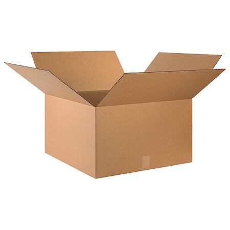 24 in x 24 in x 14 in Shipping Box, Kraft, Corrugate, Single Wall, 32 ECT MPN:493U19