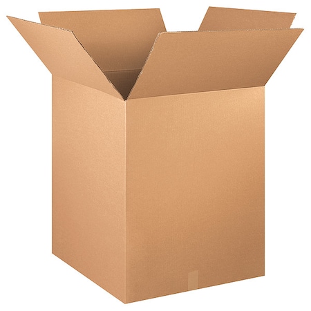 24 in x 24 in x 30 in Shipping Box, Kraft, Corrugate, Single Wall, 32 ECT MPN:493U24