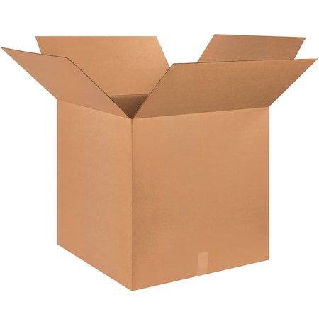 25 in x 25 in x 25 in Shipping Box, Kraft, Corrugate, Single Wall, 32 ECT MPN:493U26