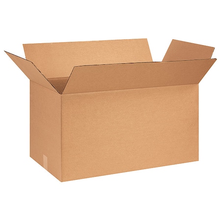 26 in x 14 in x 14 in Shipping Box, Kraft, Corrugate, Single Wall, 32 ECT MPN:493U27