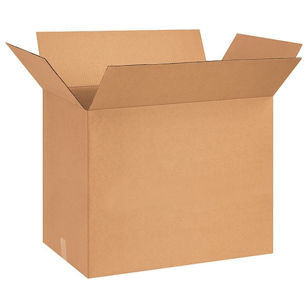 26 in x 16 in x 19 in Shipping Box, Kraft, Corrugate, Single Wall, 32 ECT MPN:493U29