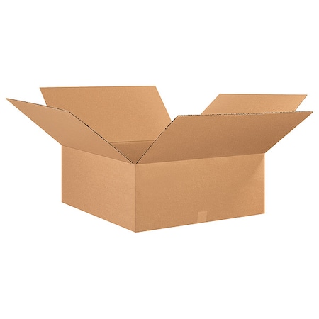 26 in x 26 in x 10 in Shipping Box, Kraft, Corrugate, Single Wall, 32 ECT MPN:493U33