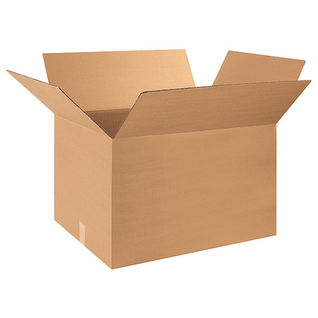 28 in x 18 in x 18 in Shipping Box, Kraft, Corrugate, Single Wall, 32 ECT MPN:493U38