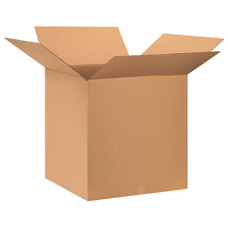 28 in x 28 in x 28 in Shipping Box, Kraft, Corrugate, Single Wall, 32 ECT MPN:493U41