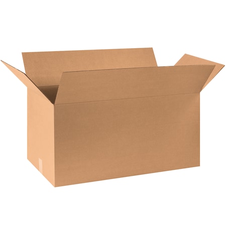 30 in x 15 in x 15 in Shipping Box, Kraft, Corrugate, Single Wall, 32 ECT MPN:493U44
