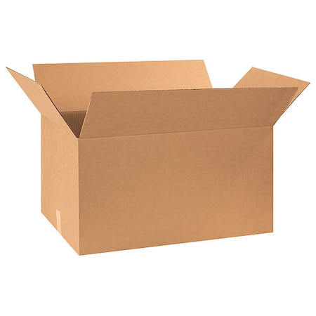 30 in x 17 in x 16 in Shipping Box, Kraft, Corrugate, Single Wall, 32 ECT MPN:493U45