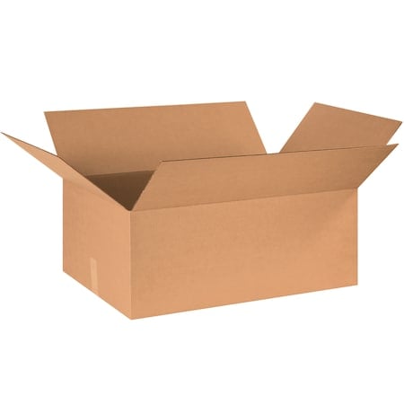 30 in x 20 in x 12 in Shipping Box, Kraft, Corrugate, Single Wall, 32 ECT MPN:493U47