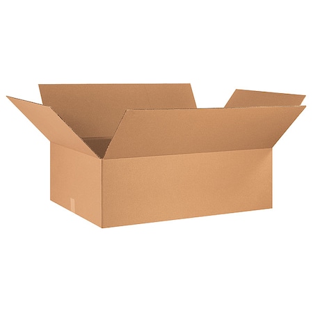 36 in x 24 in x 12 in Shipping Box, Kraft, Corrugate, Single Wall, 32 ECT MPN:493U51