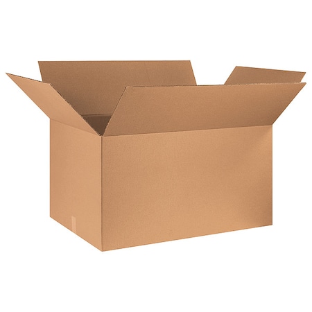 36 in x 24 in x 20 in Shipping Box, Kraft, Corrugate, Single Wall, 32 ECT MPN:493U52