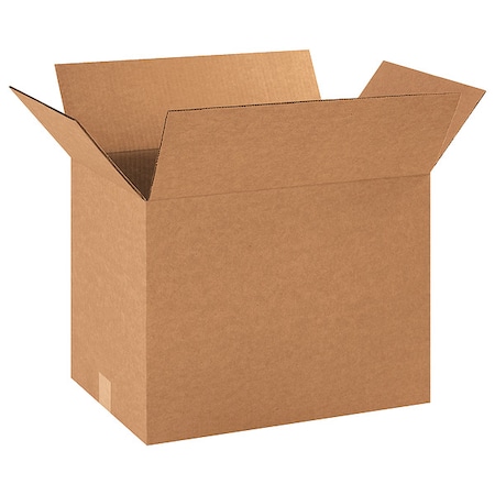 18 in x 12 in x 14 in Shipping Box, Kraft, Corrugate, Single Wall, 32 ECT MPN:493U68