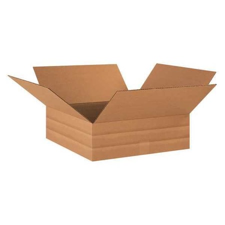 18 in x 18 in x 6 in Multi-Depth Box, Kraft, Corrugate, Single Wall, 32 ECT MPN:49J990