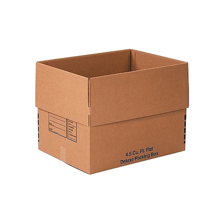 24 in x 18 in x 18 in Shipping Box, Kraft, Corrugate, Single Wall, 32 ECT, 10 PK MPN:49NP82