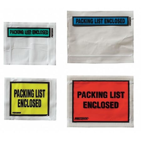 Packing List Envelopes, Green, PK1000 MPN:4UDP2