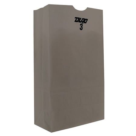 Grocery Bag Flat Bottom 3 lb White, Pk500 MPN:51003
