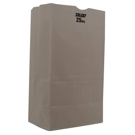 Grocery Bag Flat Bottom 25 lb Shorty White, Pk500 MPN:51026