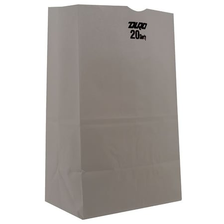 Grocery Bag Flat Bottom 20 lb Shorty White, Pk500 MPN:51041