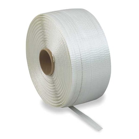 Plastic Strapping, White, 1320 ft. Length MPN:52CC65