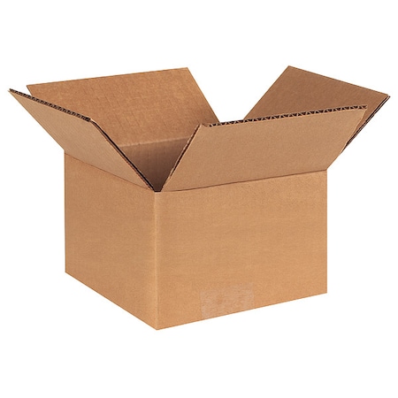 4 in x 4 in x 3 in Shipping Box, Kraft, Corrugate, Single Wall, 32 ECT MPN:55VG03