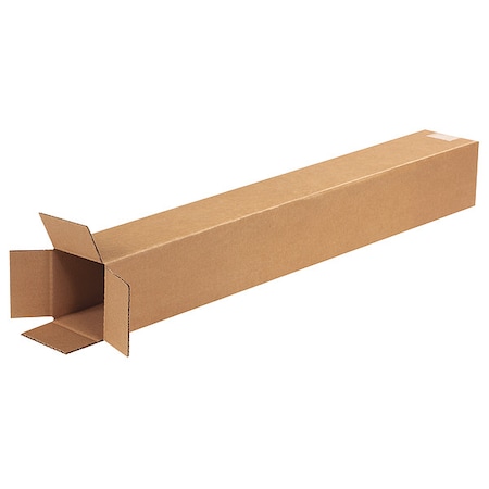 4 in x 4 in x 32 in Shipping Box, Kraft, Corrugate, Single Wall, 32 ECT MPN:55VG06