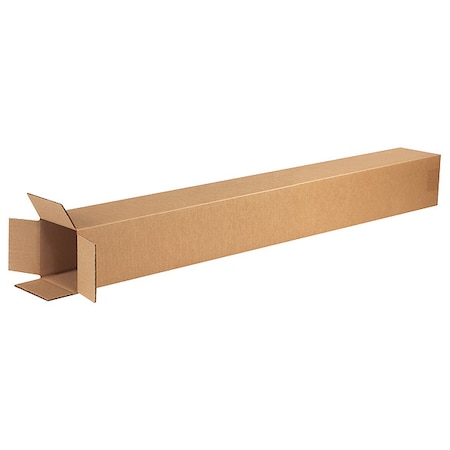 4 in x 4 in x 38 in Shipping Box, Kraft, Corrugate, Single Wall, 32 ECT MPN:55VG07