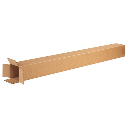 4 in x 4 in x 50 in Shipping Box, Kraft, Corrugate, Single Wall, 32 ECT MPN:55VG08