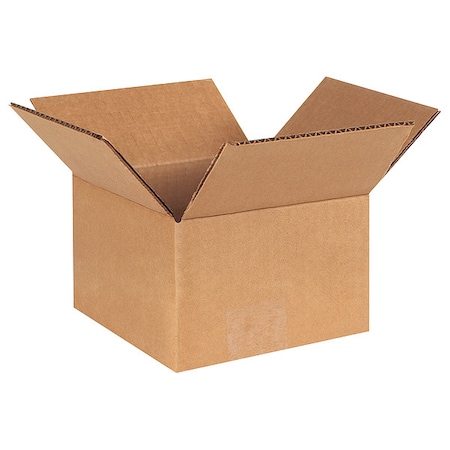 5 in x 5 in x 3 in Shipping Box, Kraft, Corrugate, Single Wall, 32 ECT MPN:55VG10