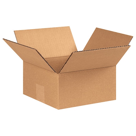 7 in x 7 in x 3 in Shipping Box, Kraft, Corrugate, Single Wall, 32 ECT MPN:55VG22