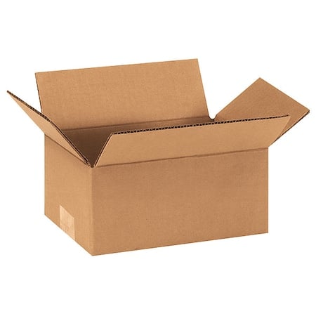 8 in x 5 in x 3 in Shipping Box, Kraft, Corrugate, Single Wall, 32 ECT MPN:55VG26
