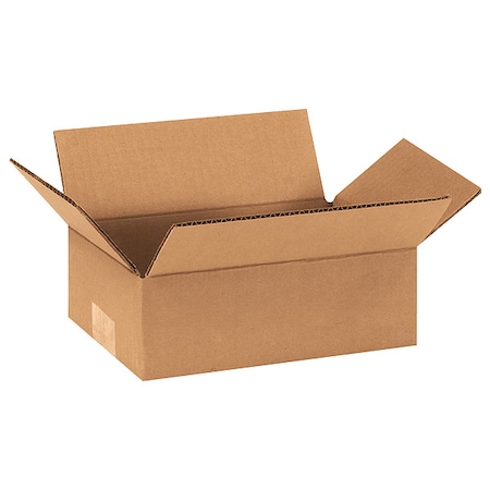 9 in x 6 in x 3 in Shipping Box, Kraft, Corrugate, Single Wall, 32 ECT MPN:55VG36
