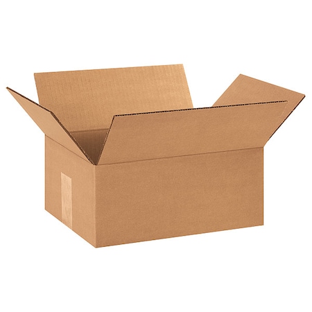 10 in x 7 in x 3 in Shipping Box, Kraft, Corrugate, Single Wall, 32 ECT MPN:55VG45