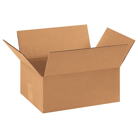 11 3/4 in x 8 3/4 in x 4 3/4 in Shipping Box, Kraft, Corrugate, Single Wall, 32 ECT MPN:55VG64