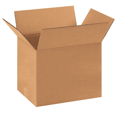 11 3/4 in x 8 3/4 in x 8 3/4 in Shipping Box, Kraft, Corrugate, Single Wall, 32 ECT MPN:55VG65
