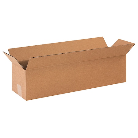 12 in x 3 in x 3 in Shipping Box, Kraft, Corrugate, Single Wall, 32 ECT MPN:55VG66