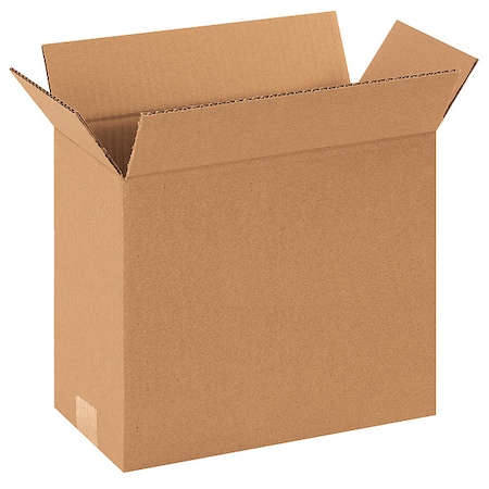 12 in x 6 in x 8 in Shipping Box, Kraft, Corrugate, Single Wall, 32 ECT MPN:55VG72