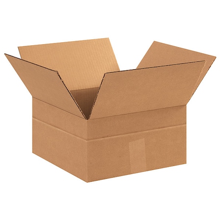 12 in x 12 in x 6 in Multi-Depth Box, Kraft, Corrugate, Single Wall, 32 ECT MPN:55VG83