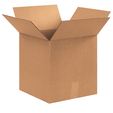 12 in x 12 in x 13 in Shipping Box, Kraft, Corrugate, Single Wall, 32 ECT MPN:55VG85