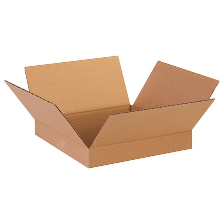13 in x 13 in x 2 in Shipping Box, Kraft, Corrugate, Single Wall, 32 ECT MPN:55VG93