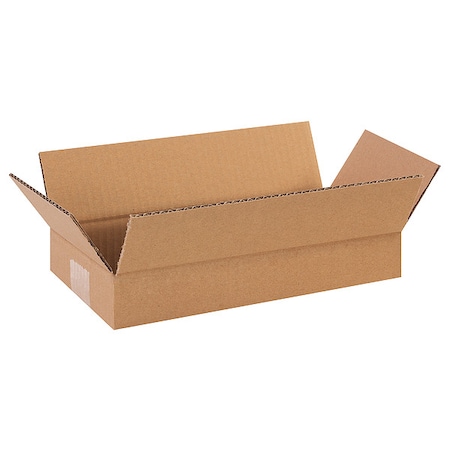 14 in x 6 in x 2 in Shipping Box, Kraft, Corrugate, Single Wall, 32 ECT MPN:55VG98