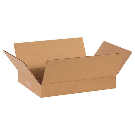 14 in x 10 in x 2 in Shipping Box, Kraft, Corrugate, Single Wall, 32 ECT MPN:55VH01