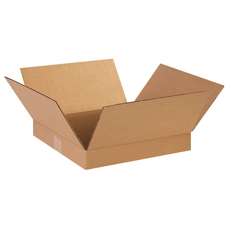 14 in x 14 in x 2 in Shipping Box, Kraft, Corrugate, Single Wall, 32 ECT MPN:55VH08