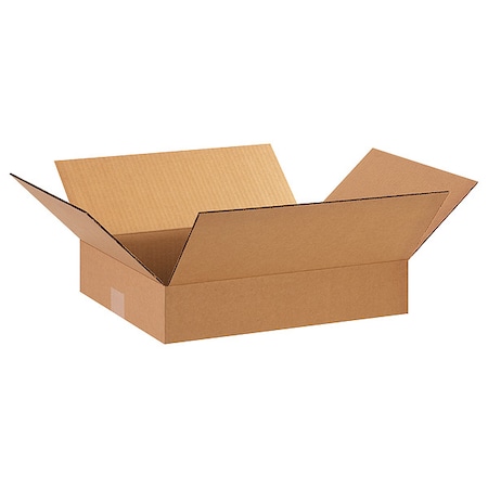 15 in x 12 in x 3 in Shipping Box, Kraft, Corrugate, Single Wall, 32 ECT MPN:55VH12
