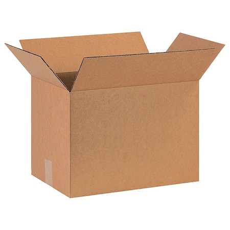 16 in x 8 in x 12 in Shipping Box, Kraft, Corrugate, Single Wall, 32 ECT MPN:55VH16