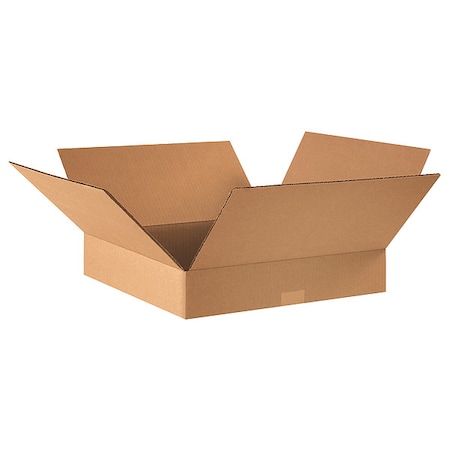 16 in x 16 in x 3 in Shipping Box, Kraft, Corrugate, Single Wall, 32 ECT MPN:55VH22